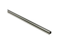Gardinia Innenlauf-Gardinenstange 1 Memphis Edelstahl Ø 16 mm / Länge 120 cm