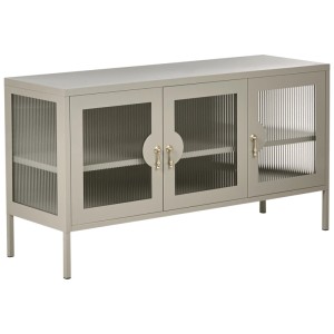 Beliani Buffet Gleora beige clair 65 x 120 x 40 cm