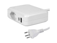 Steffen Ladestation IQ 1 x T13 / 1 x USB-A / 1 x USB-C PD Weiss 1,5 m