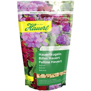 Hauert billes d'engrais longue durée pour plantes de balcon, 90 pièces. Pour des plantes saines et fleuries.