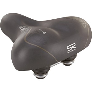 Sella da turismo e città Selle Royal Show-Gel, comoda sella per bici con imbottitura in gel e sospensione in elastomero.