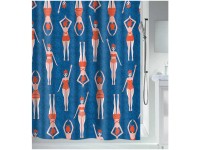 Spirella Duschvorhang Baigneuses Blau 180 x 180 cm