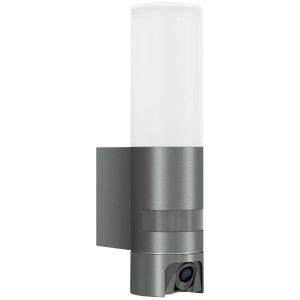 Applique d'extérieur LED Steinel L 620 Cam SC anthracite avec caméra et détecteur de mouvement.