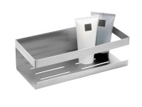 Schöner Wohnen Wandablage Meleto Matt Edelstahl