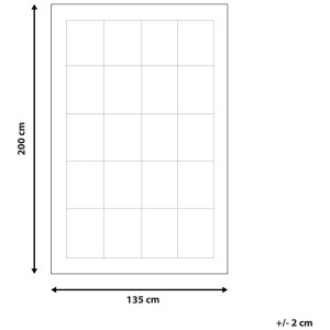 Piumone invernale Koutra, 135x200 cm, caldo, microfibra, con dimensioni.