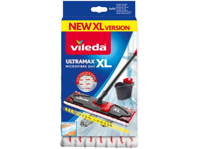 bei Ersatzbezug kaufen Ultramax Microfaser Vileda XL OBI Bodenwischer 2in1 für