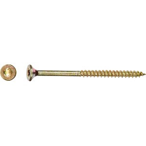 Vis pour panneaux d'agglomérés à tête fraisée Acier Ø 5 x 70 mm / 50 pcs