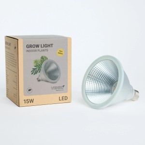 Lampada per piante LED Venso E27 (15 W) per interni, con confezione.