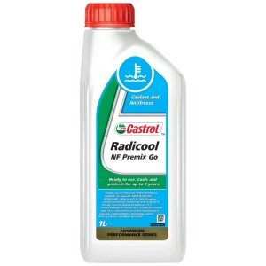 Castrol Radicool NF Premix Go 1 l antigelo refrigerante, pronto all'uso.
