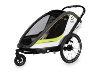 Hamax Fahrradanhänger Breeze One Weiss-Grün