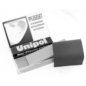 Sanitop-Wingenroth Kit d'entretien pour baignoires et douches en acrylique avec papier de verre et pâte à polir.