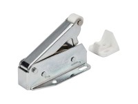 Druckrollschnäpper mechanisch Kunststoff Weiss