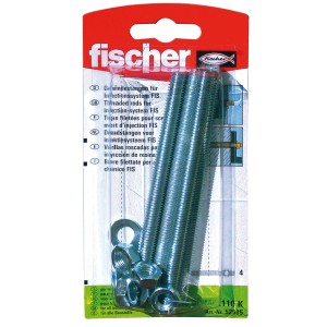 Fischer Ancoraggio filettato a iniezione FIS GS M8 x 110 K, 4 pezzi, per fissaggi variabili.
