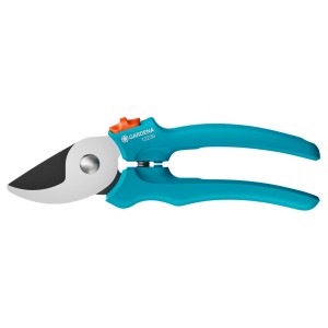 Cesoie da giardino Gardena EasyCut, taglio bypass fino a 20 mm, con manici blu-turchese.