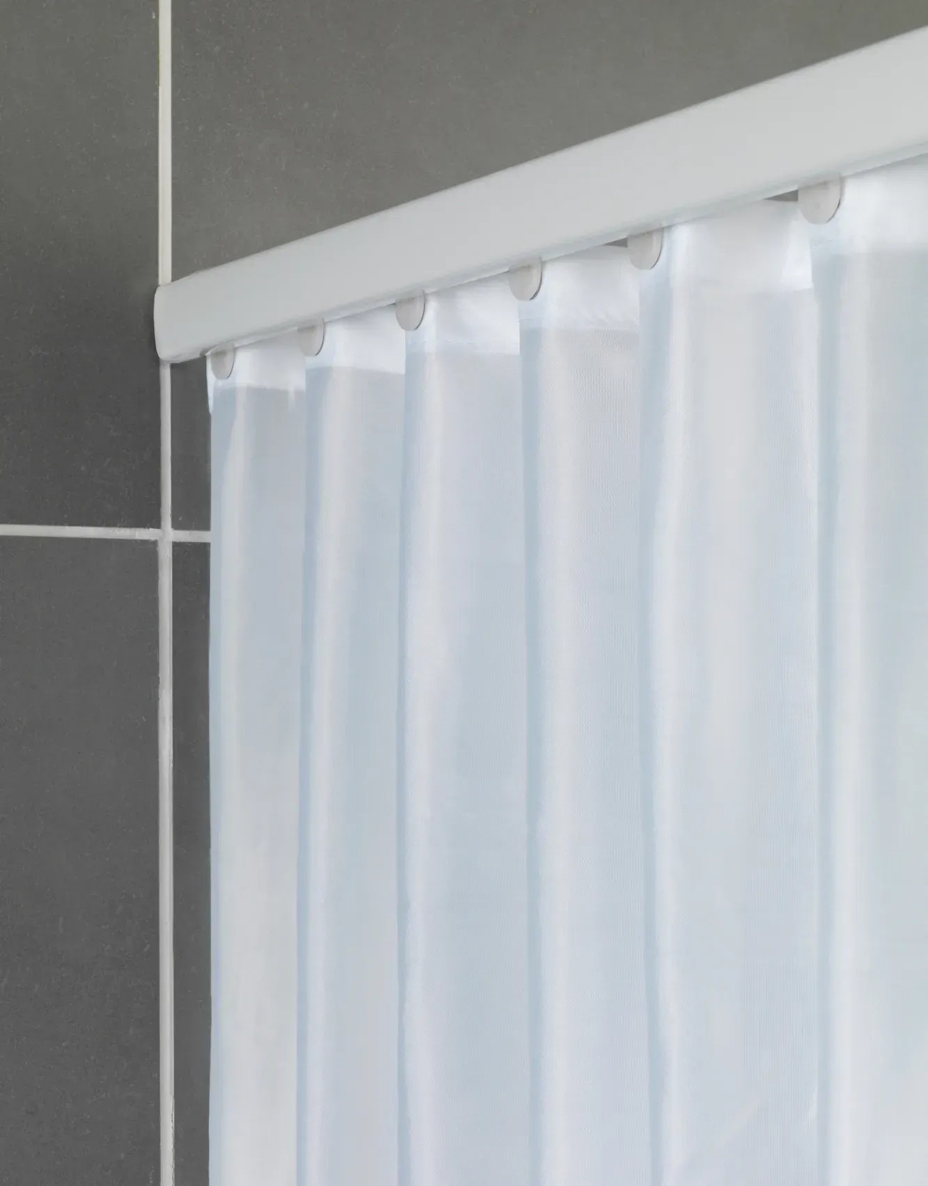 Ridder 552010-350 Barre De Douche Télescopique Sans Perçage - Aluminium Blanc 25 Mm - 110-185 Cm - Très Stable