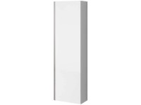 Hochschrank York glänzend Weiss