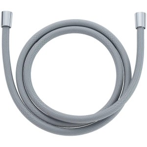 Flexible de douche gris argenté Diaqua Chromalux Zero, longueur 180 cm.