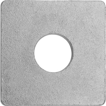 Bauscheibe Eckig Edelstahl Ø 13,5 mm/40 x 40 mm / 5 Stk.