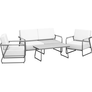 Cuscino beige per divano lounge Woodcliff, 1 pezzo. Cuscino di ricambio per mobili da giardino a 2 posti.