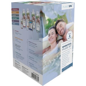 Planet Spa Kit de base méthode au chlore pour le traitement de l'eau de piscine.