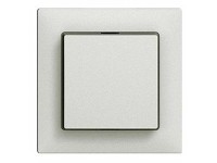 Feller Druckschalter und -taster Frontplatte EdizioDue Hellgrau Feller Druckschalter und -taster Frontplatte EdizioDue Hellgrau