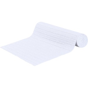 Tapis antidérapant blanc, 30x150 cm, pour tapis et tiroirs, enroulé.