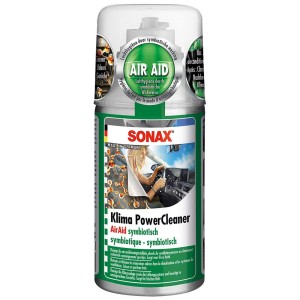 Sonax Klima PowerCleaner Air Aid 100ml pour l'entretien auto : Nettoie la clim et parfume agréablement.