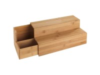 Wenko Küchen-Organizer Treppe Bambus (HxBxT) 17,5 x 33 x 15 cm