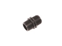 Doppelnippel aus Kunststoff AG 26,4 mm (R 3/4) x IG 24,1 mm (Rp 3/4)
