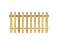 Pletscher Staketenzaun gerade druckimprägniert 180 x 80 cm