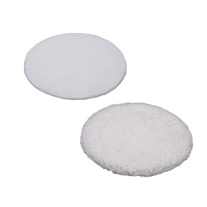 Set de bonnets de polissage Einhell pour polisseuses CE-CB 18 / CC-PO 90 : 1 synthétique, 1 textile.