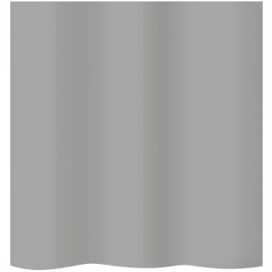 Grauer Diaqua® Duschvorhang Basic Textil, 120x200 cm, aus Polyester.