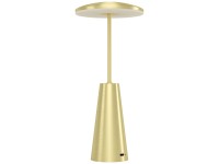 Eglo Akku-Tischleuchte Piccola Messing (HxBxT) 28 x 13 x 13,6 cm