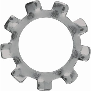 Rondelle dentelée inox Ø 4,3 mm / 20 pcs