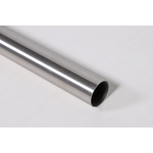 Main courante en acier inoxydable V2A, longueur 1500 mm, diamètre 40 mm, pour intérieur et extérieur.