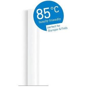 Steinel stick di colla Cristal, 7mm, ideale per lavoretti con bambini e materiali termosensibili.