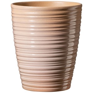 Pot pour orchidées Söndgen Bergamo, glaçure argile naturelle, Ø 13cm, hauteur 15cm.