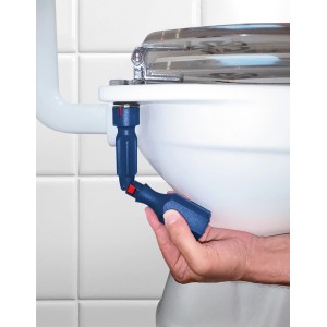 Chiave di montaggio universale baliv 19in1 in uso su un sedile WC.