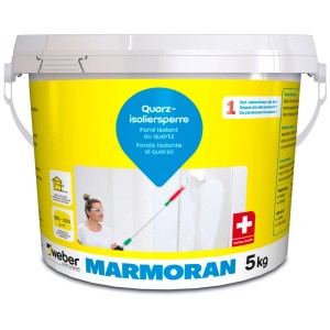 Secchio di Marmoran Quarzisoliersperre G145, 5 kg, per primer e antimacchia.