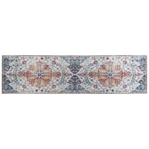 Tappeto passatoia Enayam multicolore con motivo orientale, 80x300 cm.