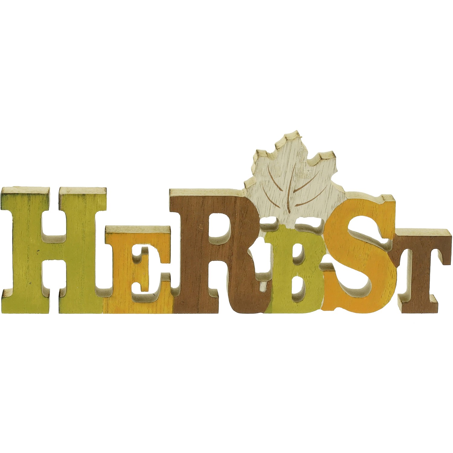 Namalu Herbst Deko Holz Schriftzug - 3-teiliges Set Für Herbstdeko Innen & Draußen