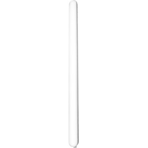 Plafoniera LED grigia per ambienti umidi, 24 W, per bagno e cantina. Design lungo e stretto.