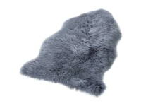 Schaffell Echtfell Dunkelgrau ca. 60 x 85 cm