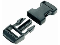 Patentschnallen Schwarz 2 Stk.