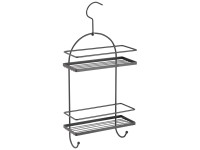 MSV Duschregal Stahl Mattschwarz 2 Ablagen MSV Duschregal Stahl Mattschwarz 2 Ablagen