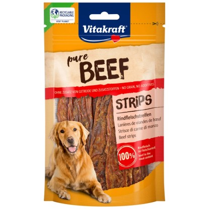 Vitakraft® Snack per cani Pure Beef Strips 80 g