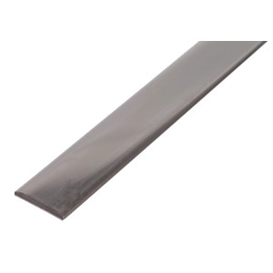 Barra piatta in acciaio inox, 2x20x1000 mm, per diverse applicazioni.