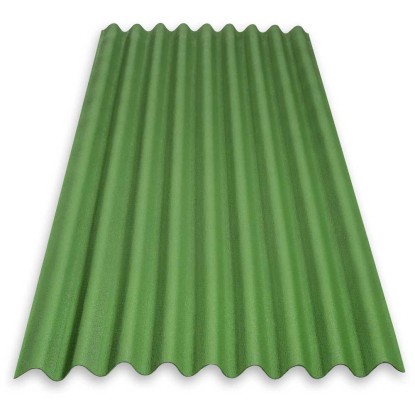 Onduline Bitumenwellplatte Base Grün 2'000 x 855 mm