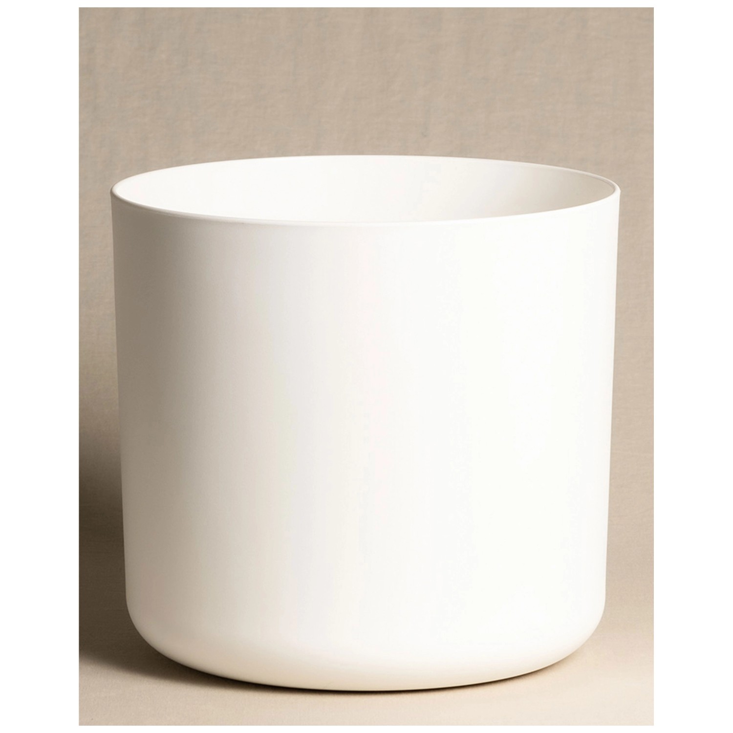 Feey Blumentopf Lumi Kunststoff Weiss Ø 35 cm kaufen bei OBI