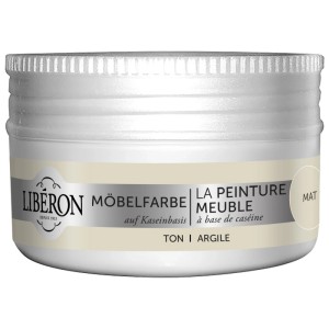 Libéron Möbelfarbe auf Kaseinbasis, Farbton Ton, 0,075 l Dose.